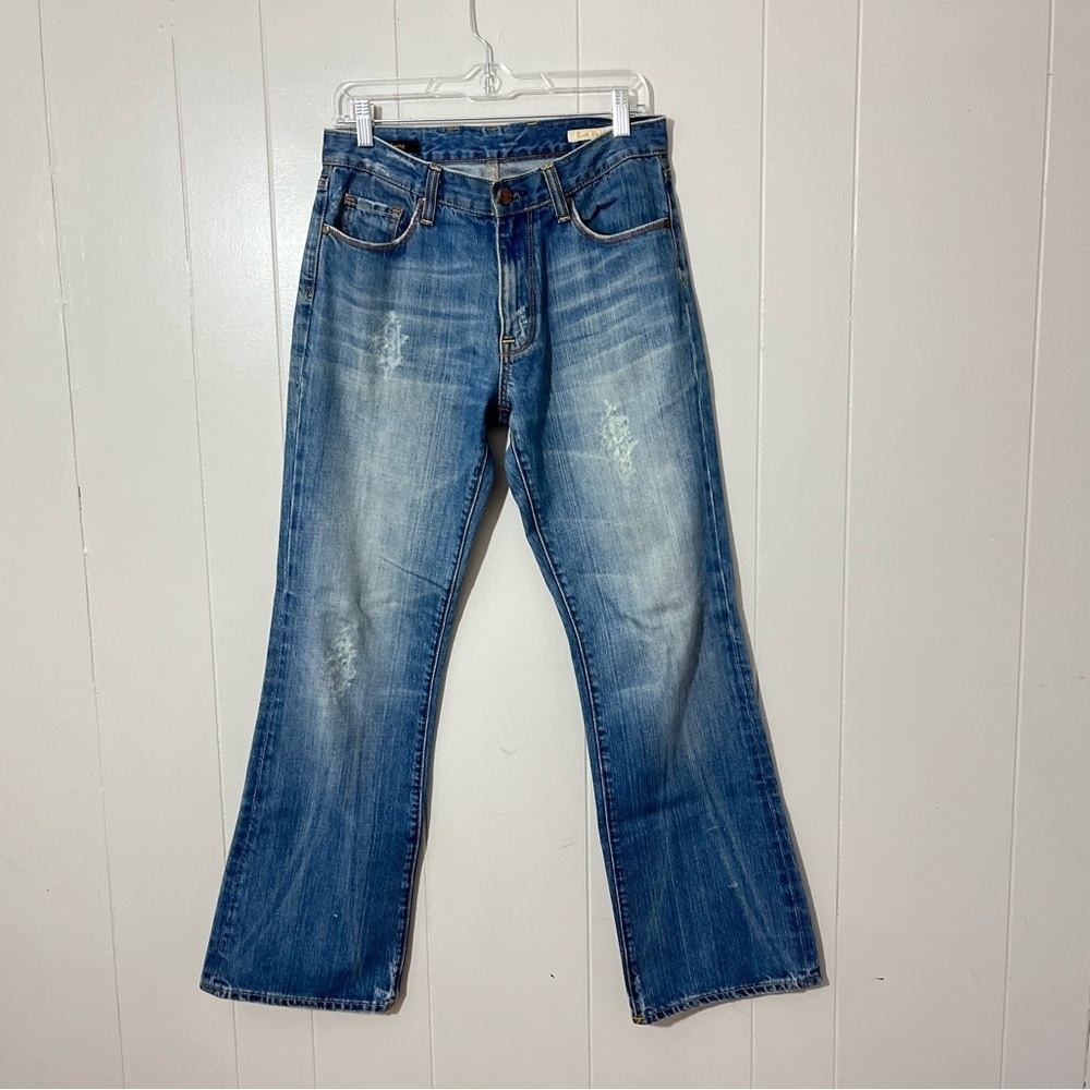 Vigoss Womens Boot Rigid Blue  Jeans Size 31